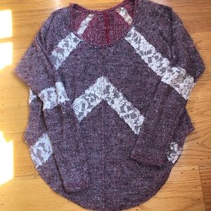 We the Free speckled long sleeve